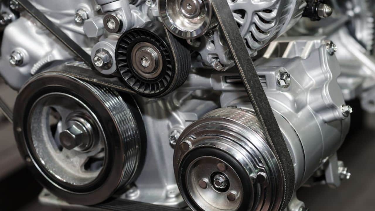 sound comes when driving a car during rain, remove it in this way, Rubber belt bearing lubrication