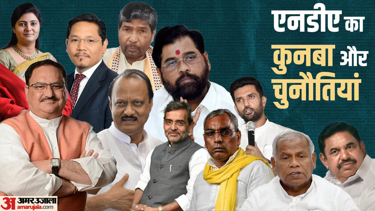 NDA In Delhi: the agenda of meeting against opposition unity and the list of parties supporting bjp
