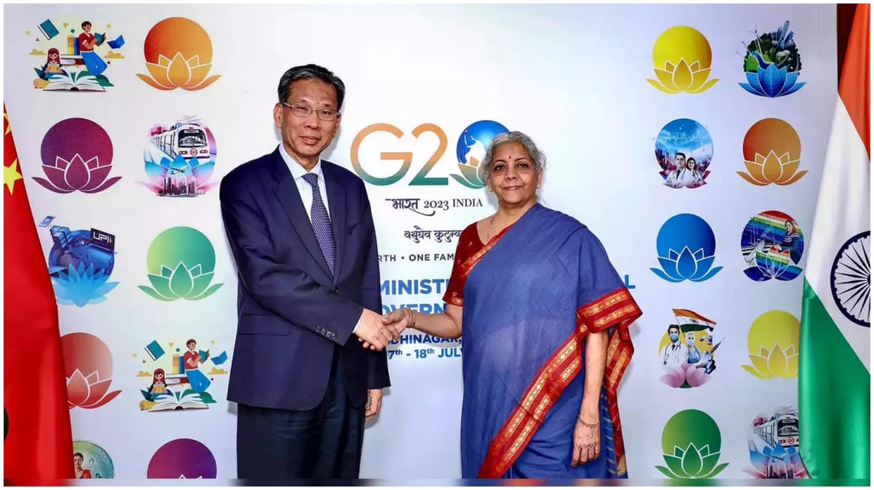 Nirmala Sitharaman meets Chinese counterpart, discusses global debt vulnerabilities