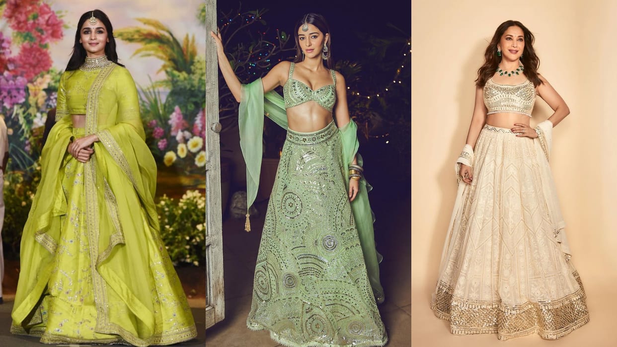 Lehenga Look of Bollywood actress best latest lehenga design