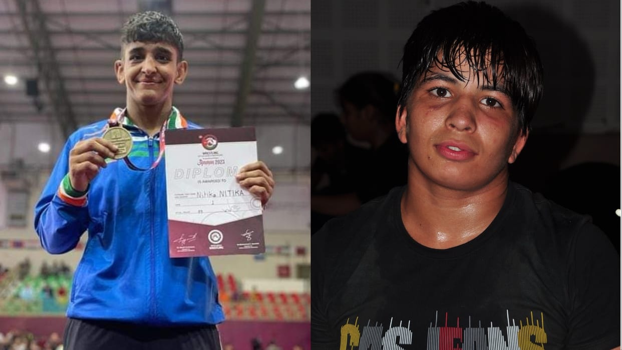 Haryana: wrestler Neetika and Savita won gold Medal in Asian Championship