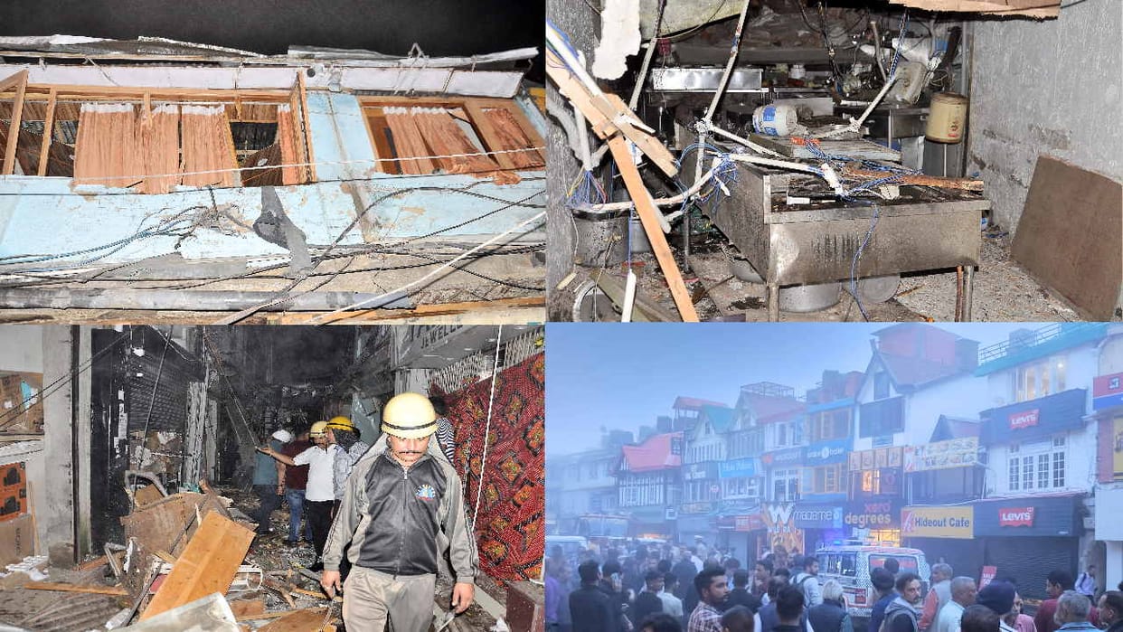 Several Injured in LPG Cylinder Blast at Eatery on Shimla’s Mall Road News in Hindi