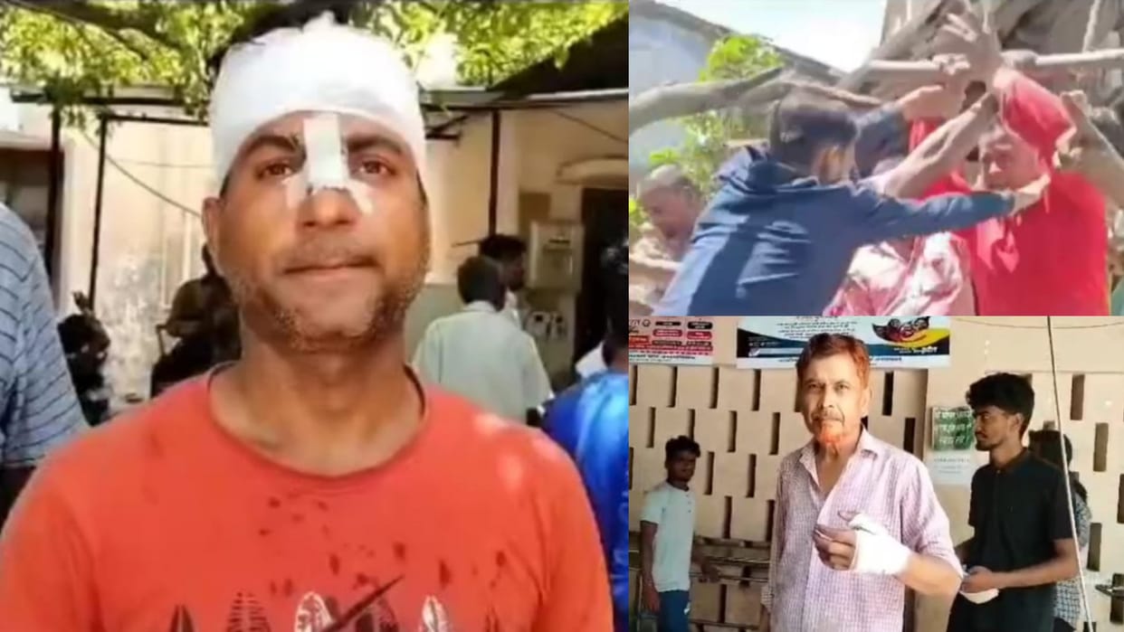 Fierce fighting with sticks for setting up a wedding tent in Darbhanga, six injured; groom seriously injured