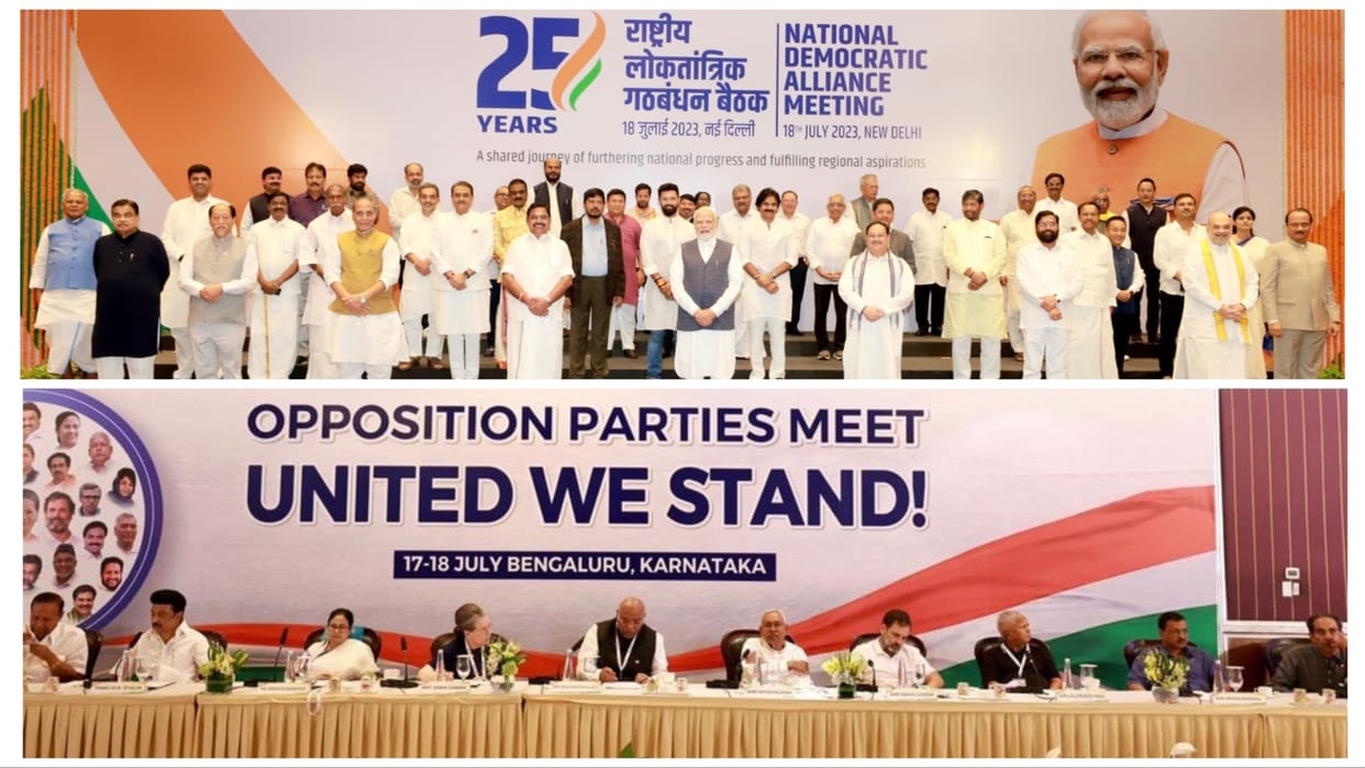 BJP told opposition alliance India through video as Ravana, said one does not change by changing name