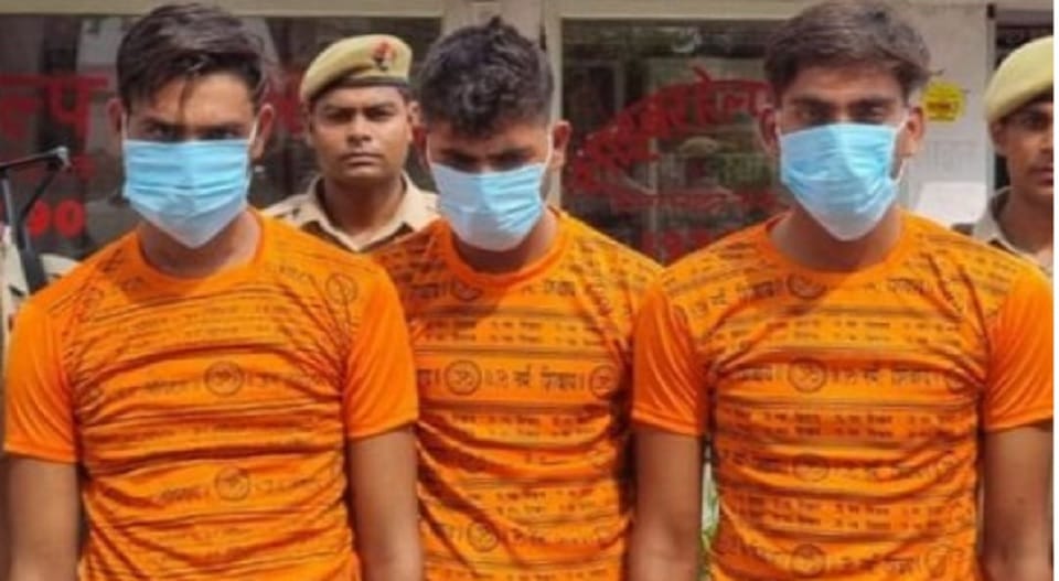 Three arrested for looting in the guise of Kanwariyas