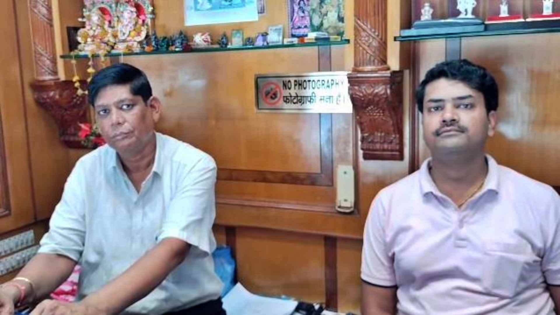 पीड़ित सर्राफा व्यापारी।