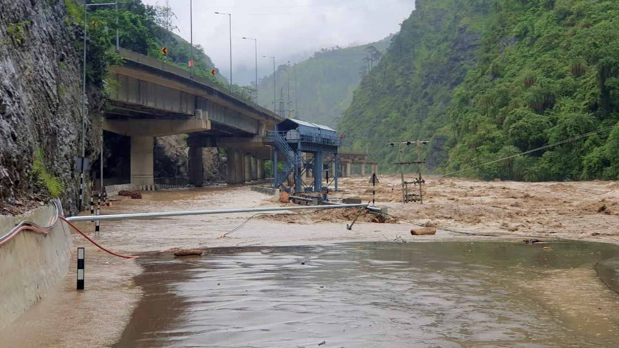 Mountains becoming hollow due to the construction of power projects