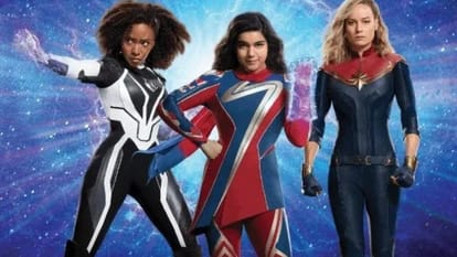 Marvel Studios unveils new images of The Marvels starring Brie Larson Iman Vellani Teyonah Parris and Samuel L