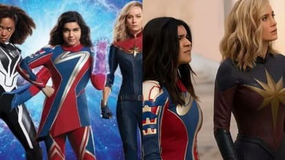 Marvel Studios unveils new images of The Marvels starring Brie Larson Iman Vellani Teyonah Parris and Samuel L