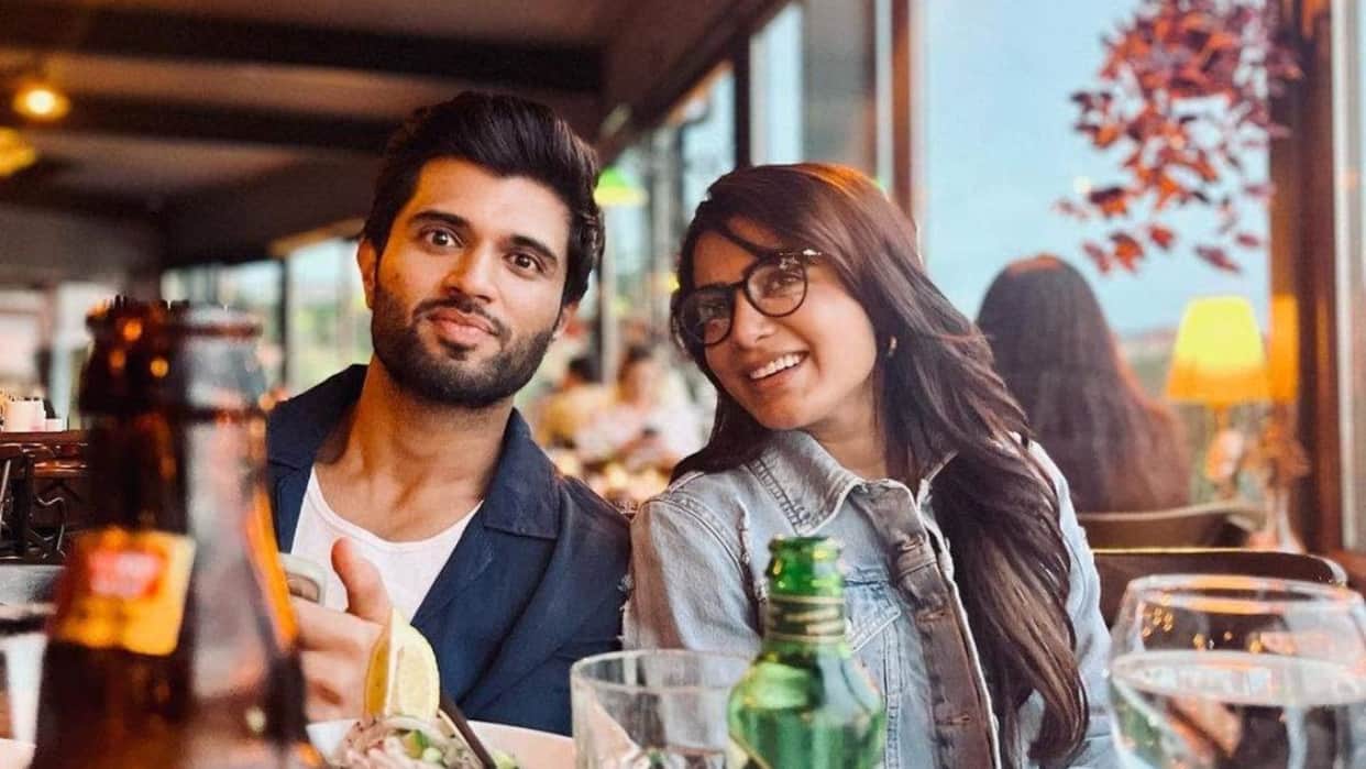 Vijay Deverakonda call romantic scene with Samantha Ruth Prabhu Shares glimpse from Kushi says My Kind of love