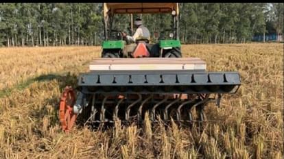 Sowing along with crop residue: no hassle of cutting, scientists prepared rotary disc drill machine