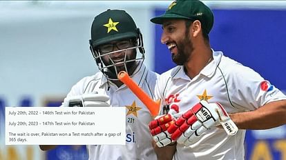 Twitter Reacts As Pakistan Achieve First Test Win In 365 Days against SriLanka; PAK vs SL 1st Test Memes