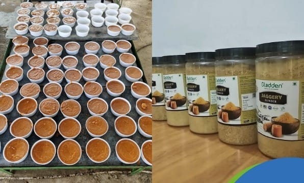 अंकित गुड़ को पूरी स्वच्छता के साथ बनाने का दावा करते हैं।