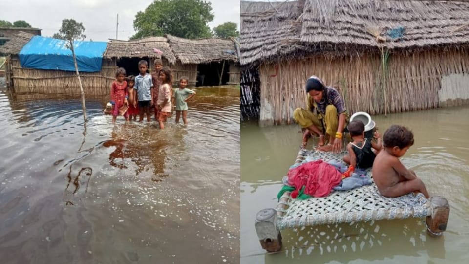 Flood water filled in many villages of Badaun