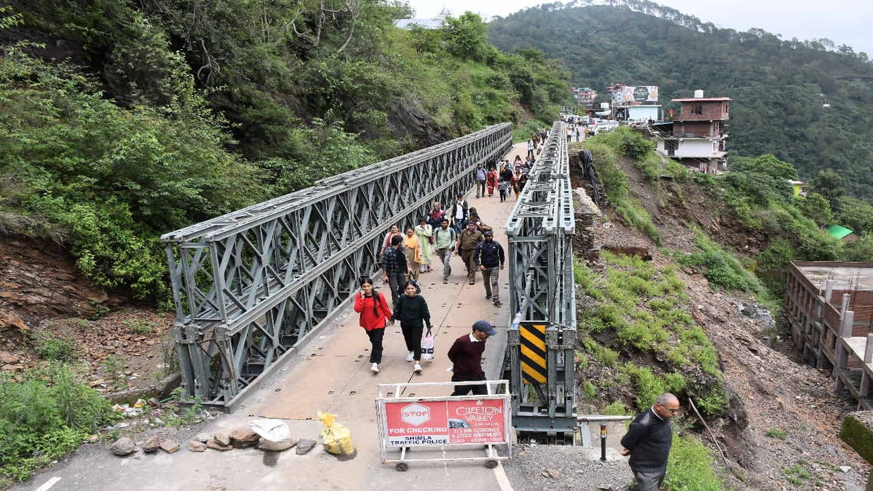 Bailey bridge will be set up in flood affected areas of Himachal in one month, Rs 18 crore will be spent