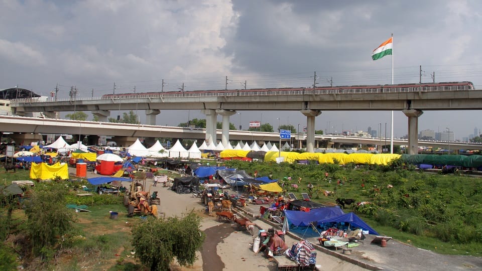 Facilities are not available in relief camp after flood in Yamuna