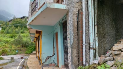 Heavy rain and landslide damage houses in Chaupal Rohru and Rampur Bushahar
