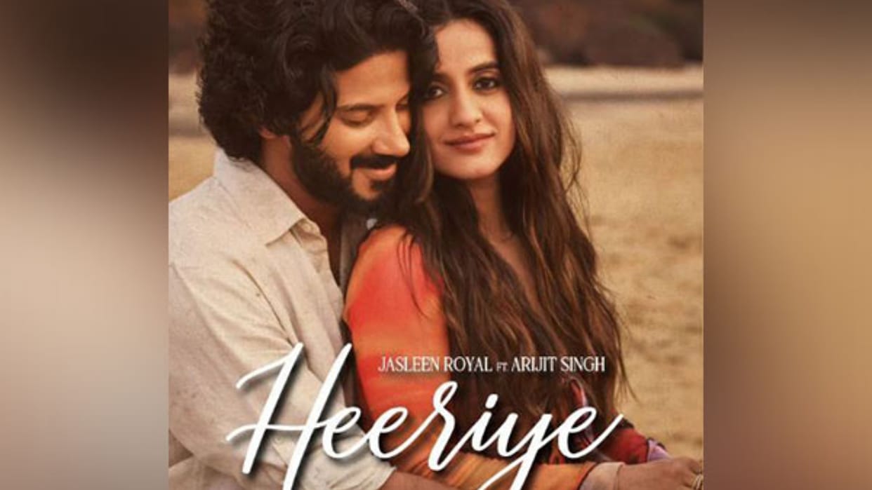 Dulquer Salmaan announces first Hindi music video Heeriye with singer Jasleen Royal shares romantic poster