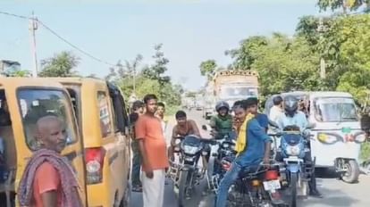 A disabled person was injured after being hit by a police vehicle, died during treatment in Supaul