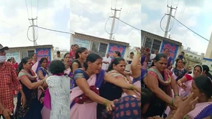 Asha workers beat women with slippers who came for vaccination at Phulwari Sharif Hospital in Patna