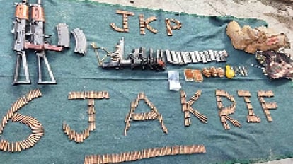 jk: Weapons recovered terrorist hideout in Kupwara, Pakistani terrorists were killed in Machil