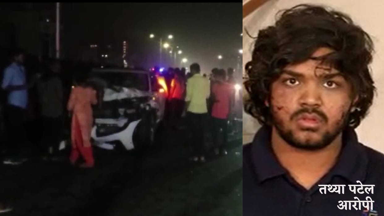 Gujarat Police arrested driver of Jaguar accused of killing nine people Cm Had High level meeting