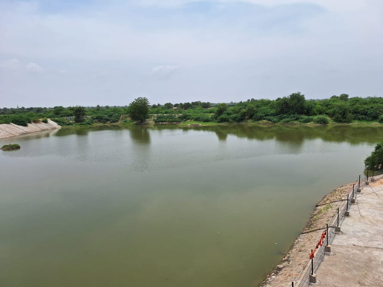 Construction of more than 2400 Amrit Sarovar in Gujarat