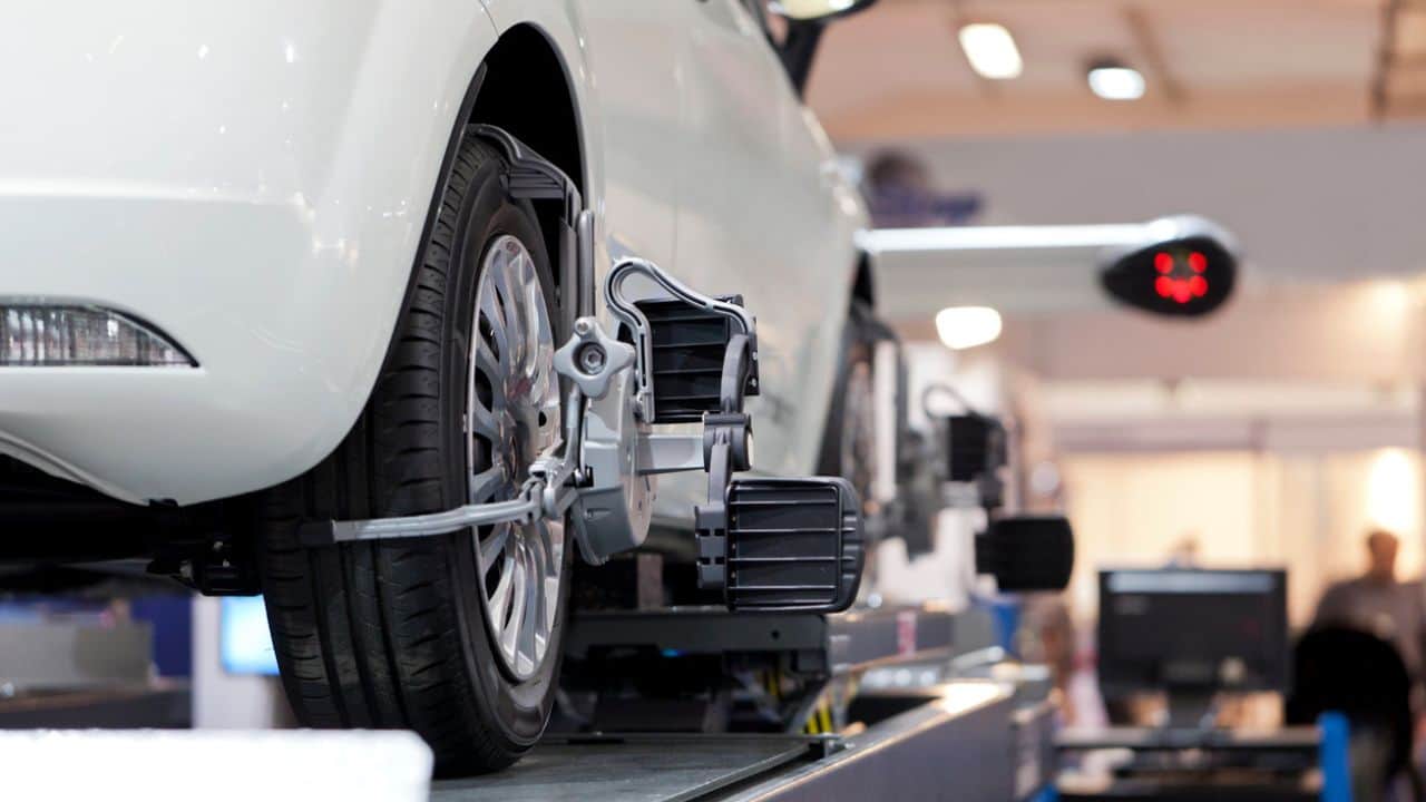 wheel alignment is very important for car tyres and suspension, otherwise it may cost big