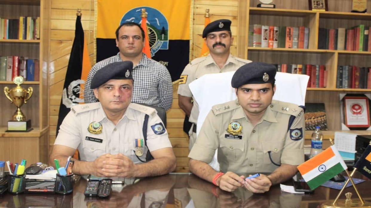 chamba car fire: BSF soldier created a false conspiracy of his death, SP Chamba made a big disclosure