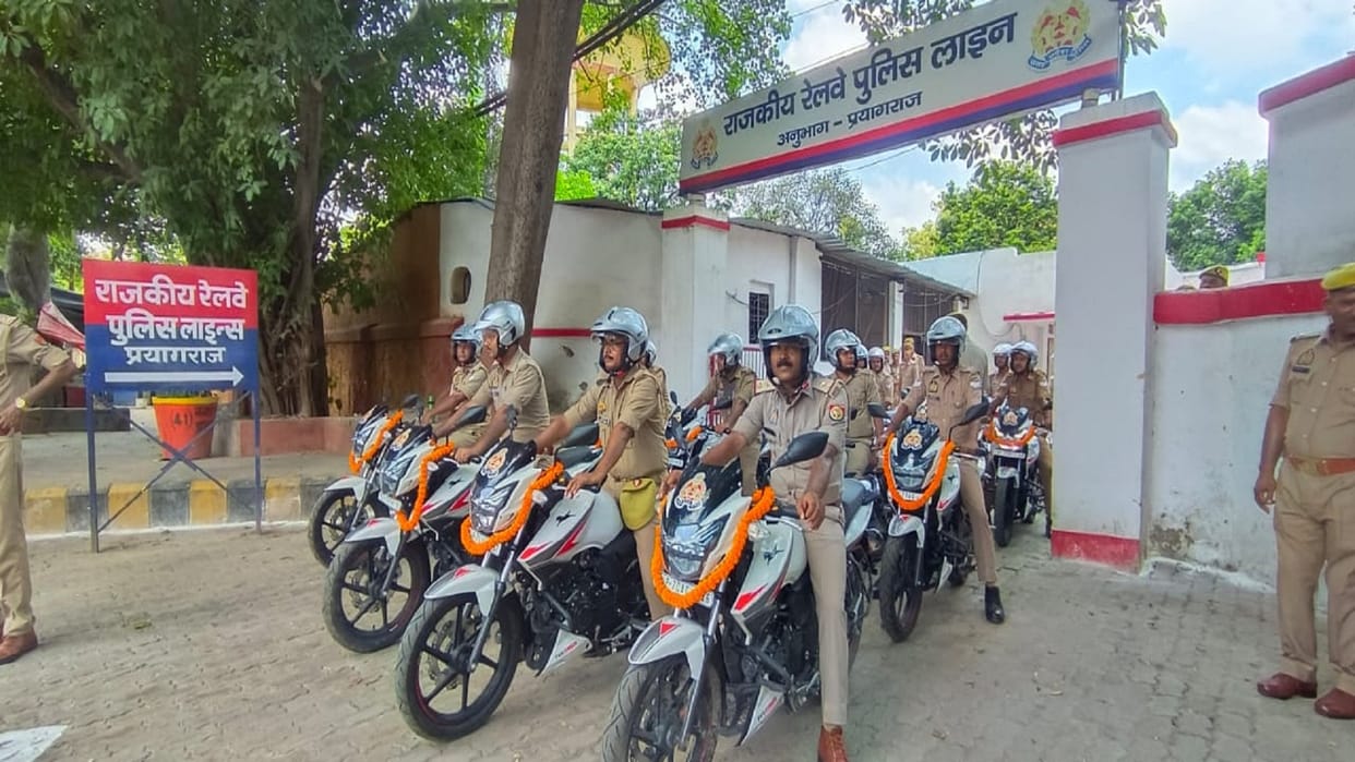 GRP got 17 state-of-the-art bikes for quick action, SP flagged off