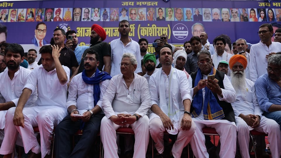 Chandrashekhar's attack on the government from Jantar Mantar