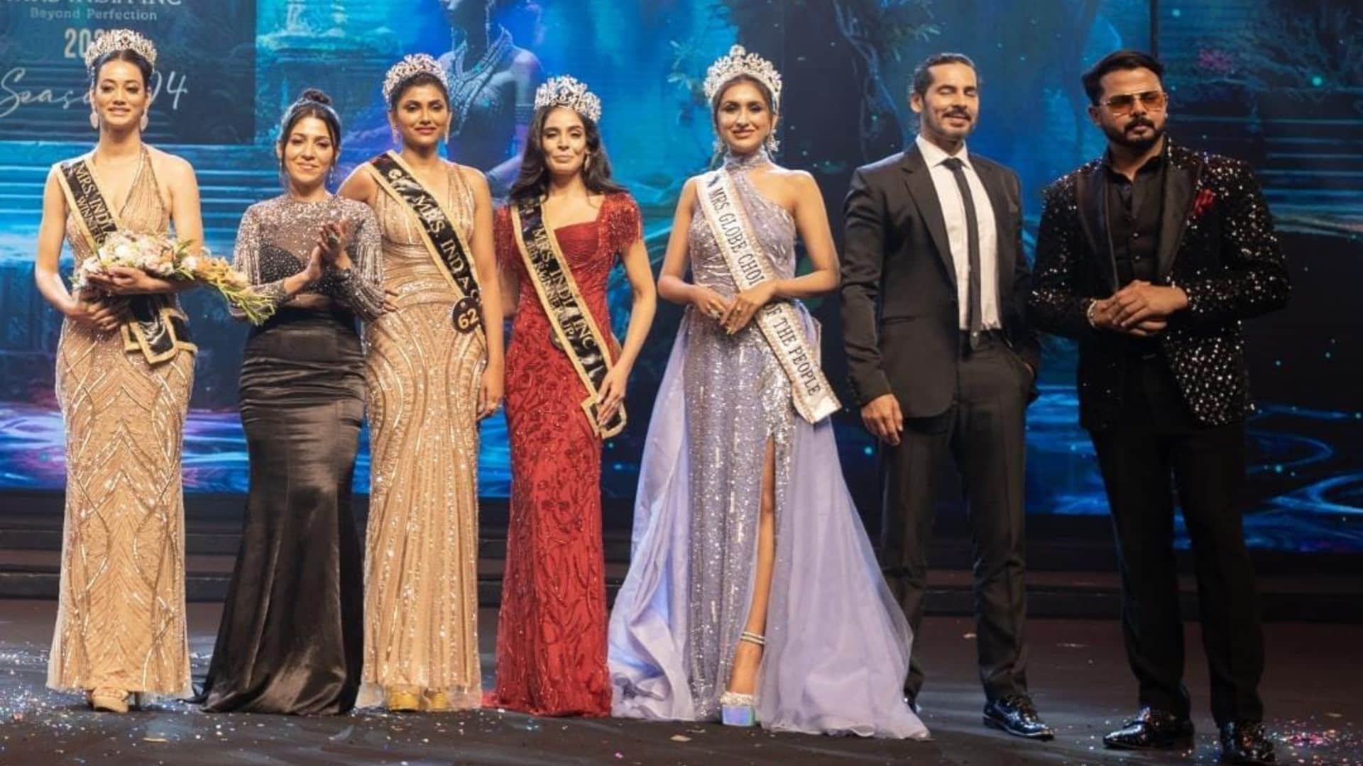 Mrs. India Inc Season 4 Chetna of Chhattisgarh win Mrs India held in Sri Lanka