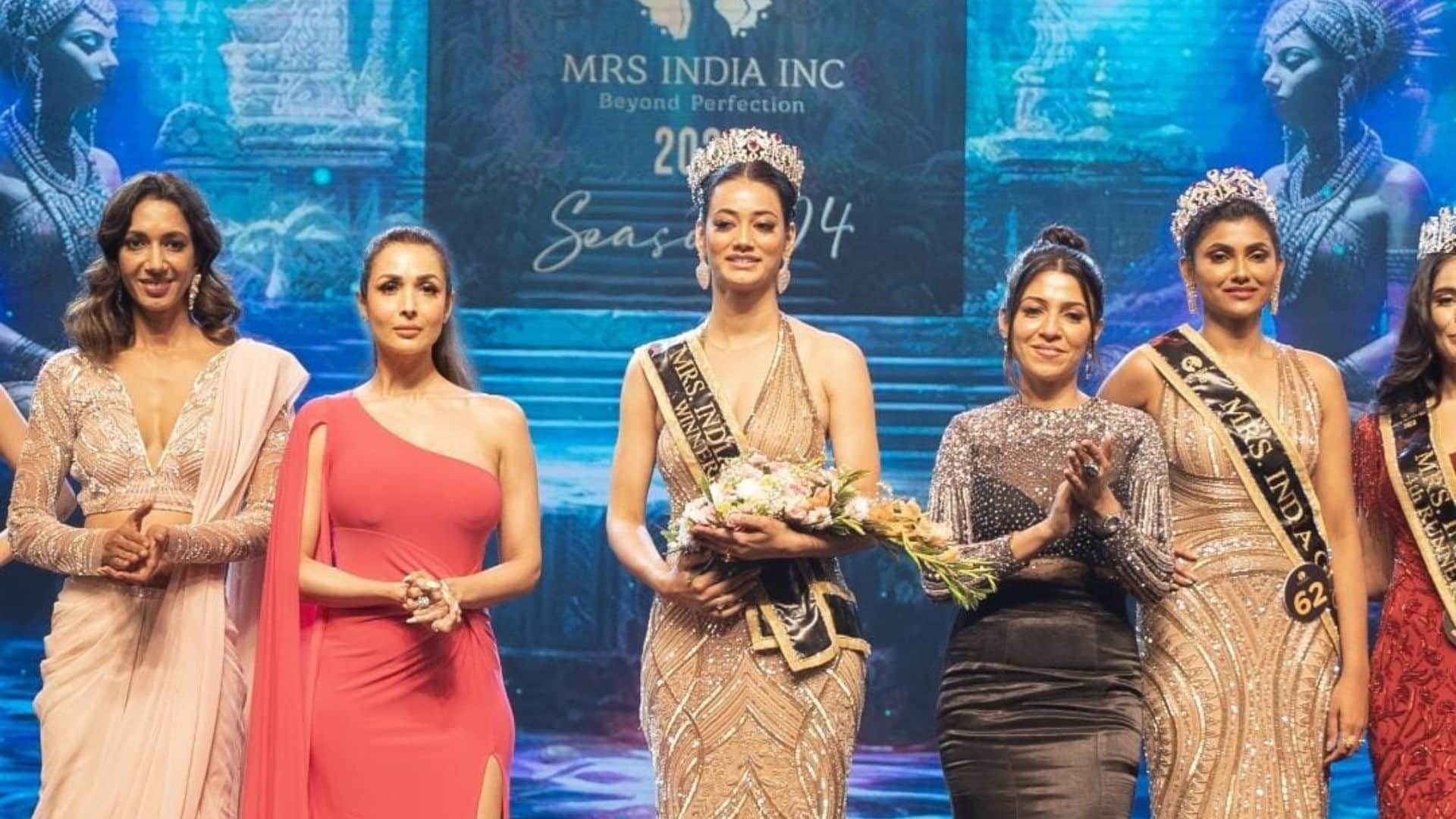Mrs. India Inc Season 4 Chetna of Chhattisgarh win Mrs India held in Sri Lanka