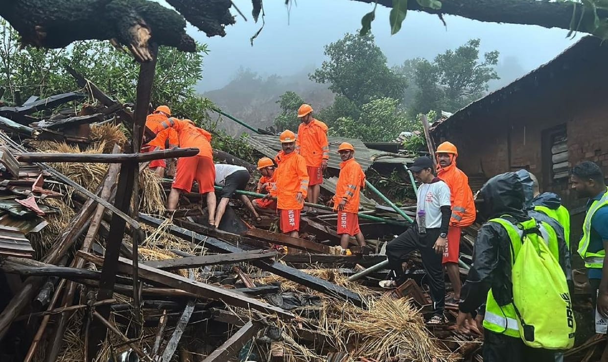 Irshalwadi Landslide: Tears in the eyes, tension on the face, mourning in the area