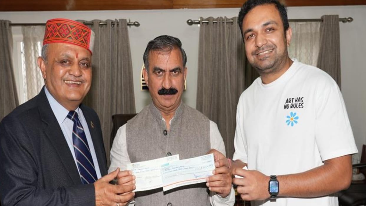 Himachal News: Donations amounting Rs. 5.50 crore towards Aapda Rahat Kosh-2023