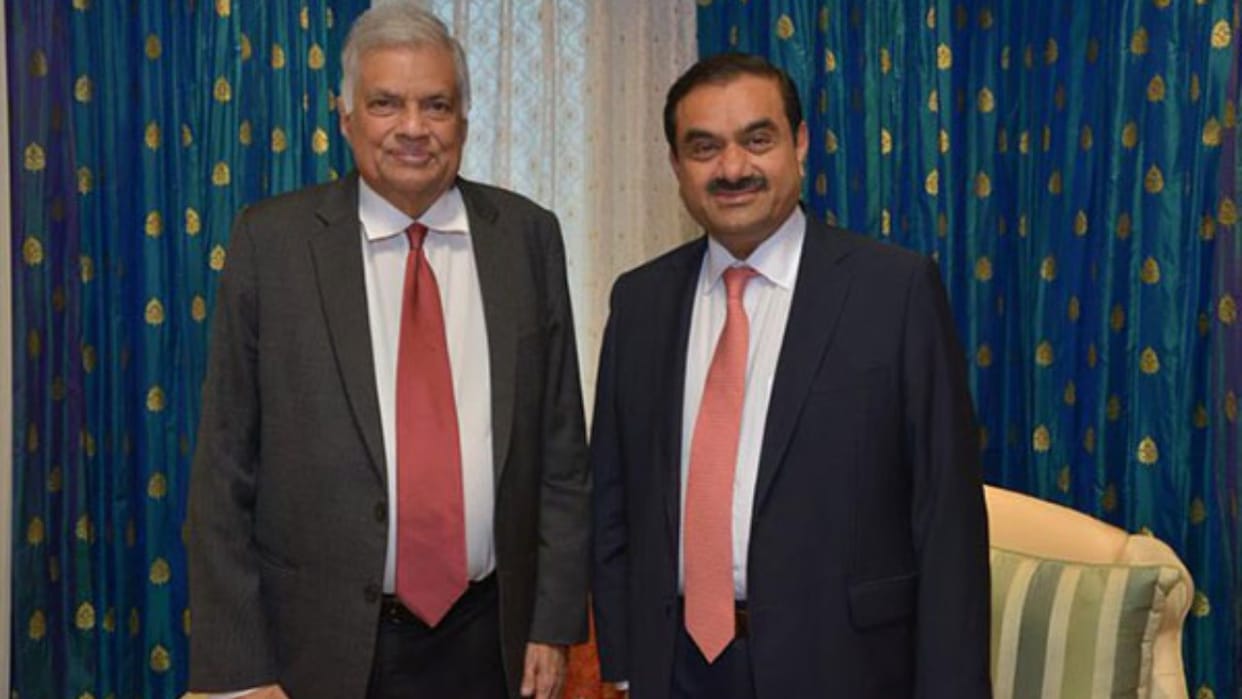 Gautam Adani meets Sri Lankan President Wickremesinghe, discusses Colombo port, other projects