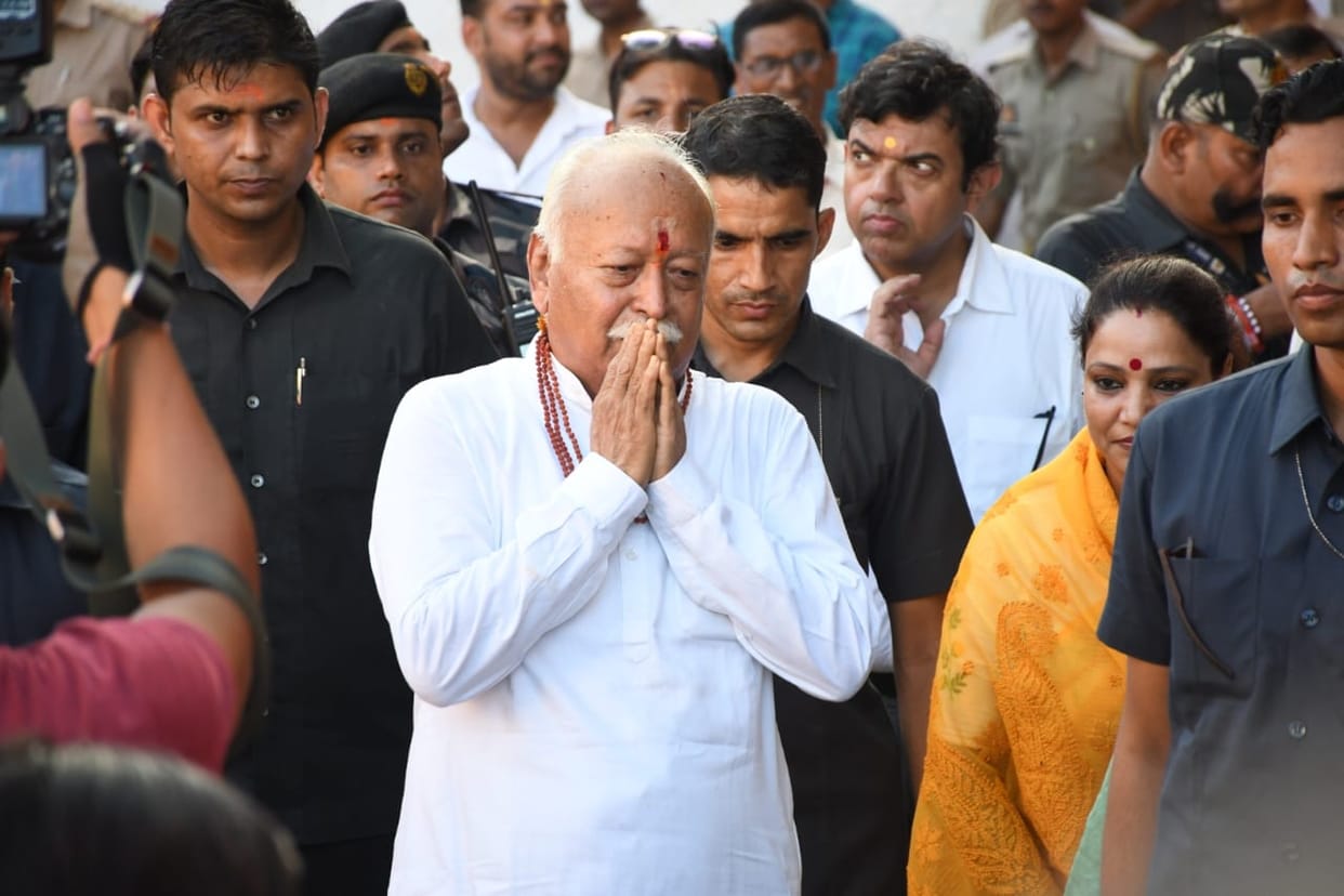 RSS chief in Lucknow: Nationalism and expansion of Sangh will be important issues