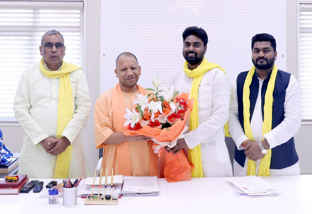 Lucknow News: Omprakash Rajbhar met CM Yogi