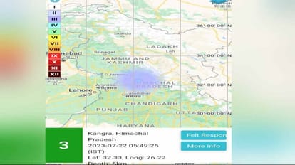 Earthquake tremors in Himachal's Kangra, know the intensity on the Richter scale