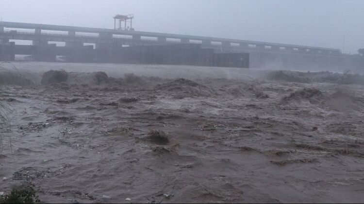 Yamuna in spate: Due to rain on the mountains, the water level reached 2.23 lakh cusecs at Hathini Kund barrage, danger increased on Delhi