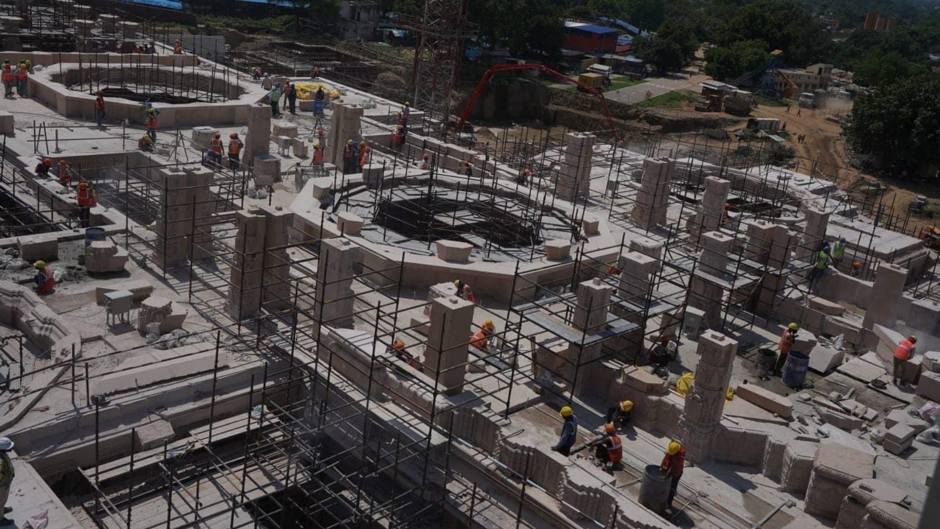 Ayodhya: New ram mandir close up pics.
