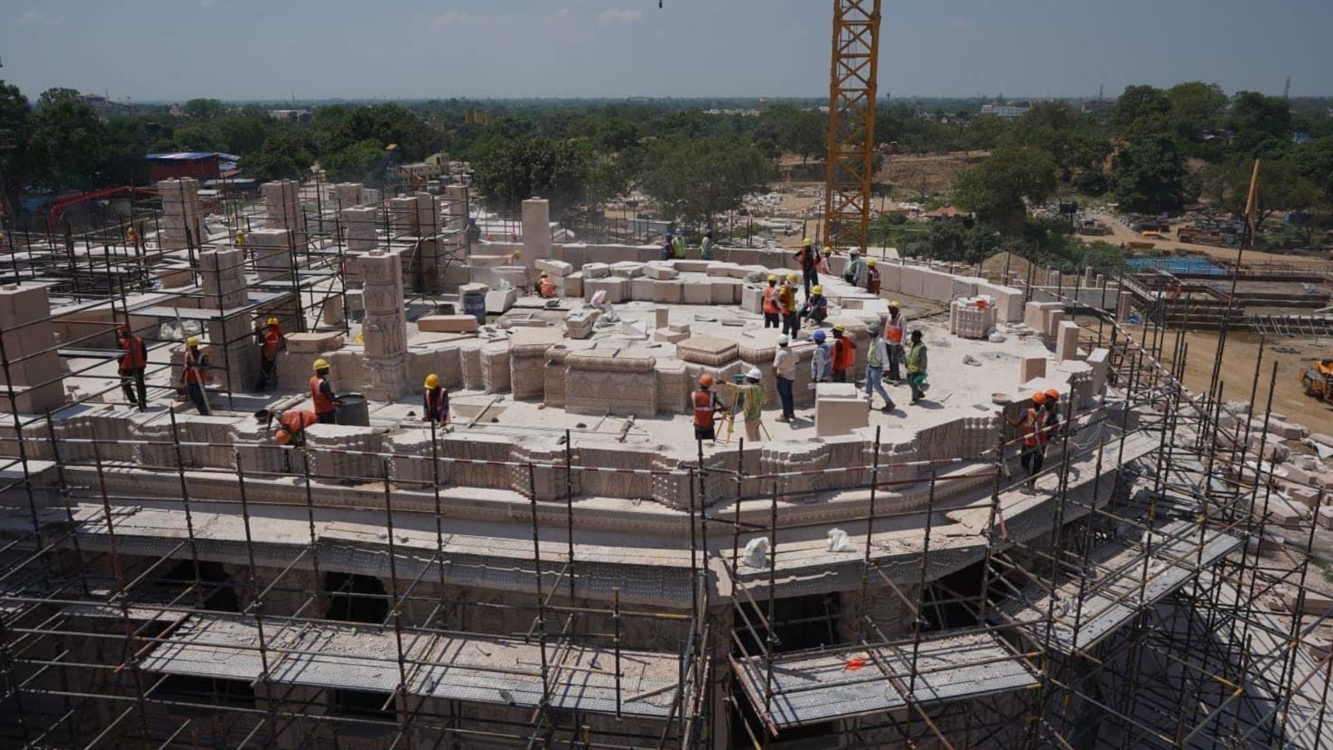 Ayodhya: New ram mandir close up pics.