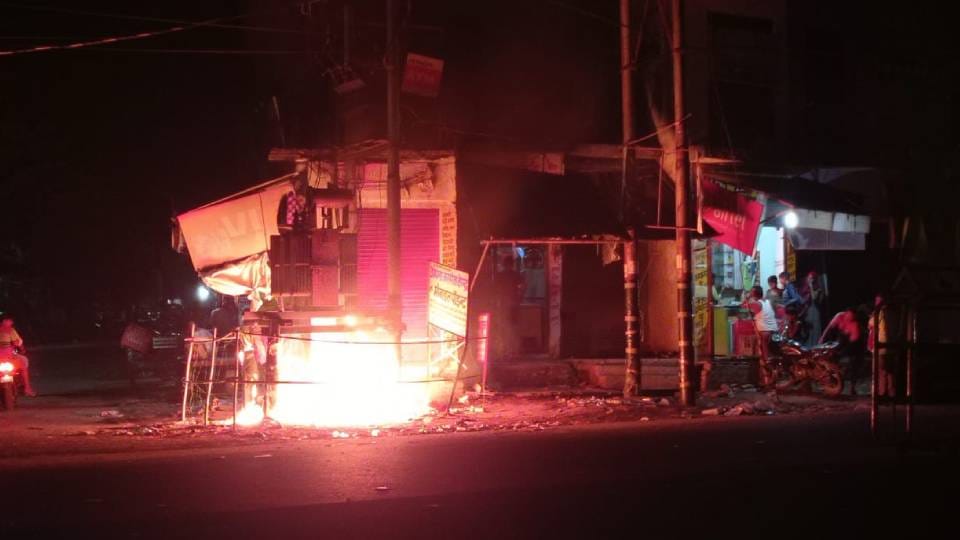 cable got burnt and somewhere transformer got burnt Somewhere in Etah consumer restless due to heat