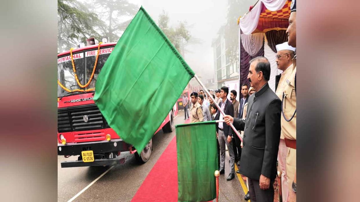 Three new fire sub stations will open, CM Sukhu flagged off 10 vehicles