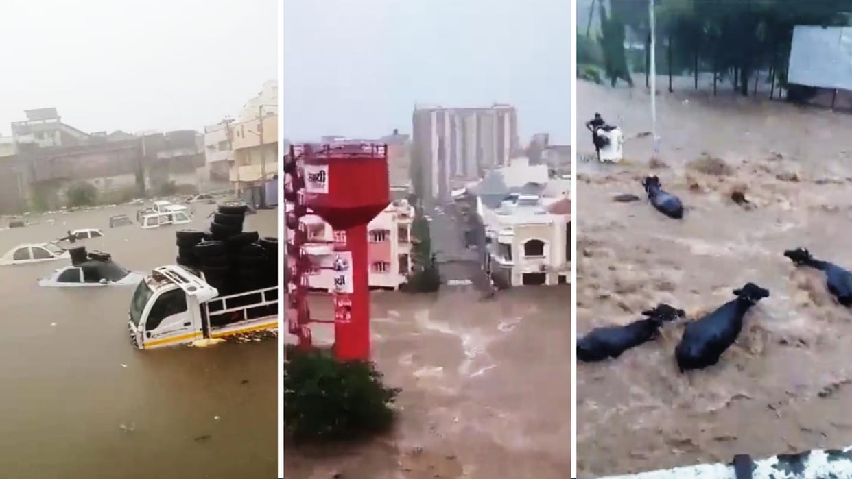 Weather Updates: Heavy rains batter south Gujarat, Saurashtra; Navsari, Junagadh cities worst hit