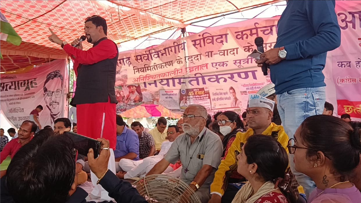 If AAP government is formed, contract employees will be regularized in 6 months, Sanjeev Jha claims