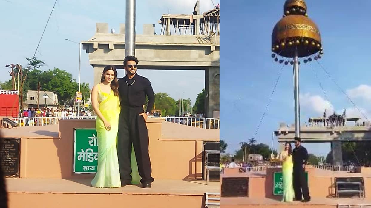 Ranveer Singh and Alia Bhatt reached Bareilly for Rocky Aur Rani Kii Prem Kahaani promotion