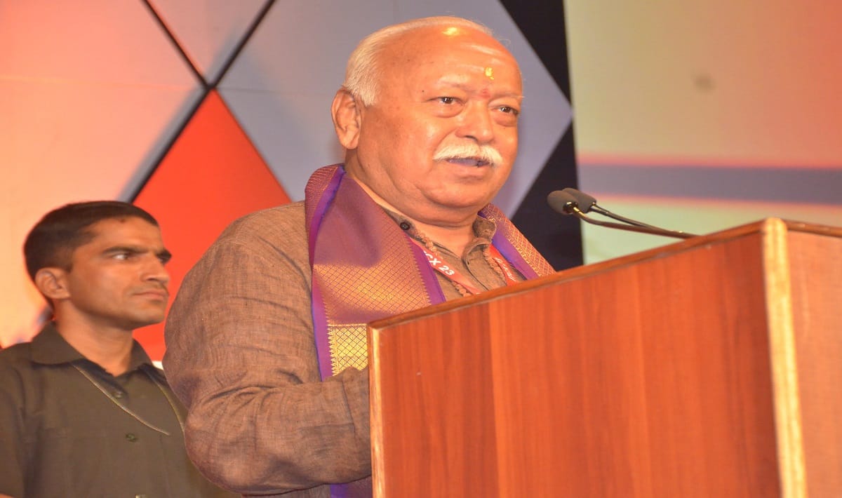 International Temples Convention in varanasi RSS chilef mohan Bhagwat speech