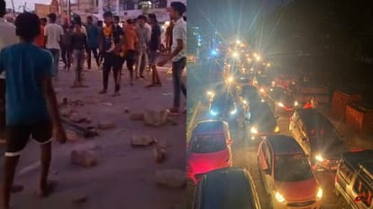 Kanwariyas blocked Pilibhit bypass blocked after stone pelting in Bareilly