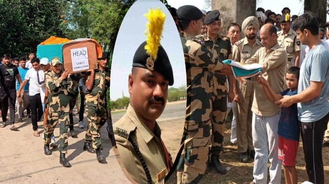 Baghpat: BSF jawan dies in road accident, cremated with military honors